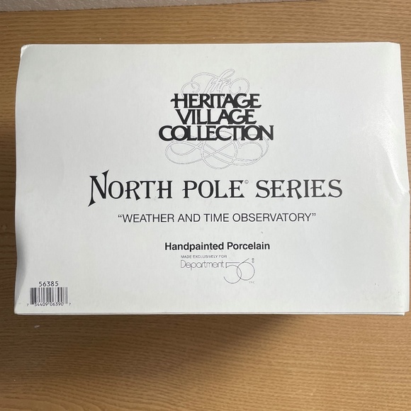 Department 56 Weather & Time Observatory Christmas Village North Pole Series - Picture 13 of 15